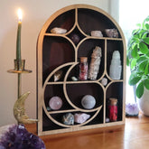 Lunaris - Kristallen Plank met Maan en Sterboog Ontwerp